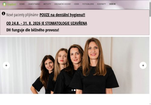 Zobrazit webové stránky Zubní ordinace Keydent - MUDr. Kateřina Žemličková