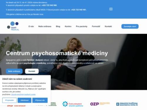 Psychiatrie SAINT MEDIACAL - MUDr. Michaela Štěpánková