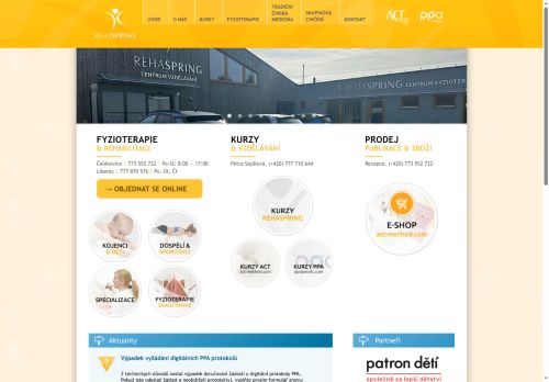 Zobrazit webové stránky Rehabilitace a fyzioterapie REHASPRING centrum s.r.o. (nám. 5. května)