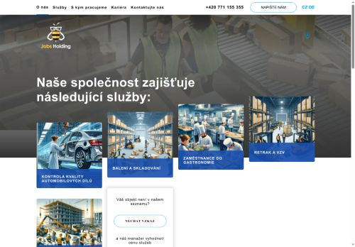 Jobs Holding s.r.o. nabízí práci na pozici Ruční baliči, plniči a etiketovači v obci Brandýs nad Labem-Stará Boleslav