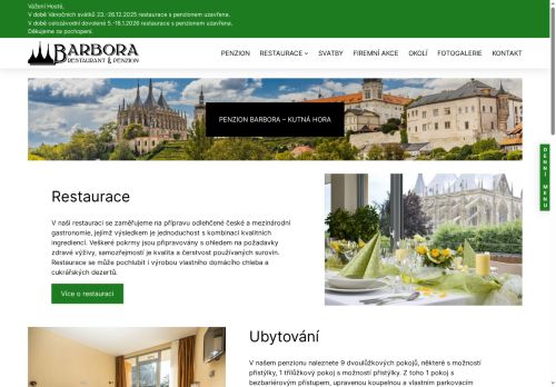 Webové stránky JB Food s.r.o., Kutná Hora