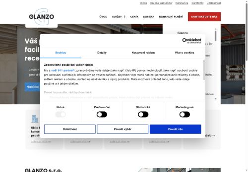 GLANZO s.r.o. nabízí práci na pozici Recepč í v obci Brno