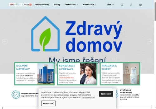 Zobrazit webové stránky Izolace a zateplení - PSCtherm s.r.o.