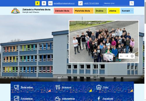 Základní škola a Mateřská škola Kamýk nad Vltavou, příspěvková organizace nabízí práci na pozici Učitel/ka anglického jazyka v obci Kamýk nad Vltavou