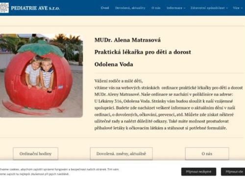 Praktický lékař pro děti a dorost - MUDr. Alena Matrasová