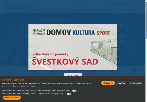 Město Moravská Třebová nabízí práci na pozici Úředník/úřednice odboru výstavby a územního plánování v obci Moravská Třebová