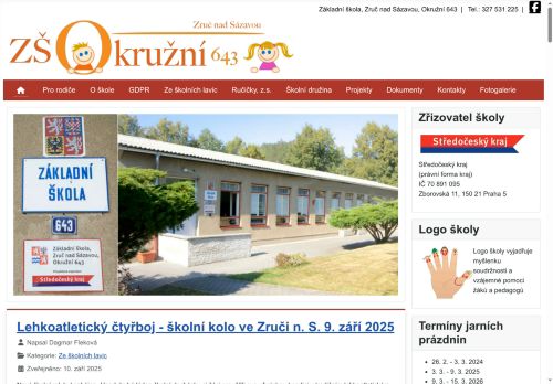 Základní škola, Zruč nad Sázavou, Okružní 643 nabízí práci na pozici Učitel/ka, speciální pedagog/pedagožka v obci Uhlířské Janovice