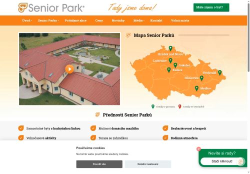 Zobrazit webové stránky Senior Park a.s.