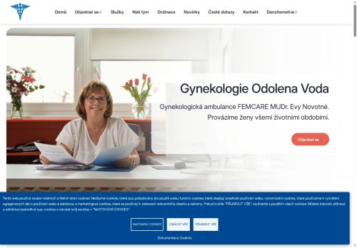 Zobrazit webové stránky Gynekologická ambulance - MUDr. Eva Novotná
