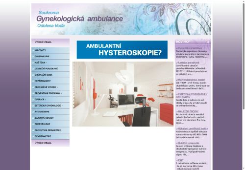 Zobrazit webové stránky Gynekologická ambulance - MUDr. Eva Novotná