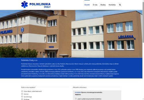 Zobrazit webové stránky Poliklinika Úvaly