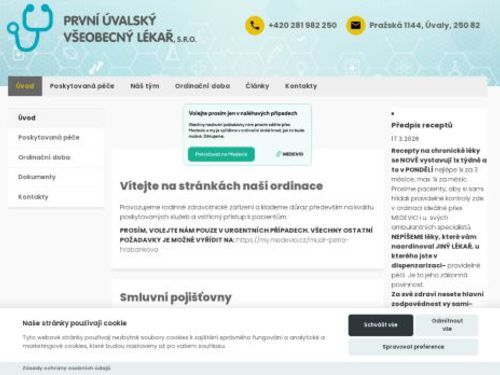 Praktický lékař pro dospělé - MUDr. Irena Těšíková, MUDr. Petra Hrabánková