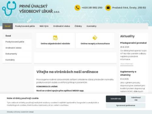 Praktický lékař pro dospělé - MUDr. Irena Těšíková, MUDr. Petra Hrabánková