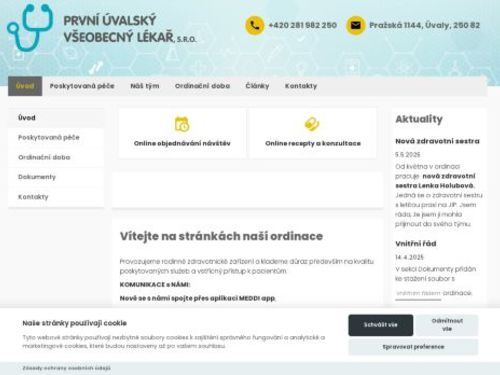 Praktický lékař pro dospělé - MUDr. Irena Těšíková, MUDr. Petra Hrabánková