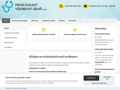 Praktický lékař pro dospělé - MUDr. Irena Těšíková, MUDr. Petra Hrabánková