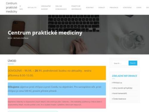 Praktický lékař pro dospělé - Centrum praktické medicíny - MUDr. Michaela Maříková, MUDr. Tomáš Pšenička