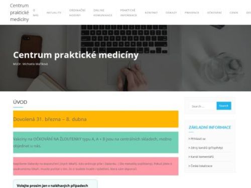Praktický lékař pro dospělé - Centrum praktické medicíny - MUDr. Michaela Maříková, MUDr. Tomáš Pšenička
