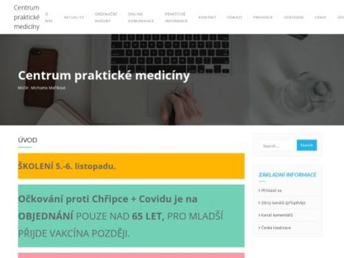 Praktický lékař pro dospělé - Centrum praktické medicíny - MUDr. Michaela Maříková, MUDr. Tomáš Pšenička