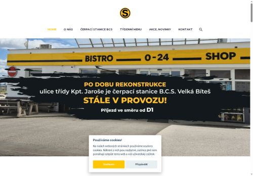 Webové stránky B.C.S. s.r.o., Rosice