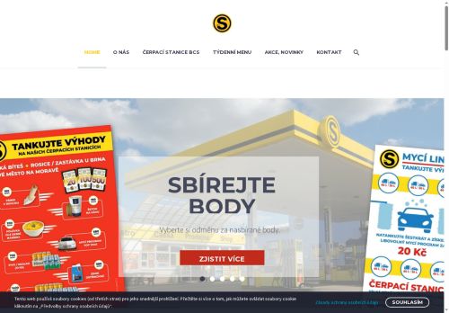 Zobrazit webové stránky Čerpací stanice Rosice u Brna - B.C.S. s.r.o.