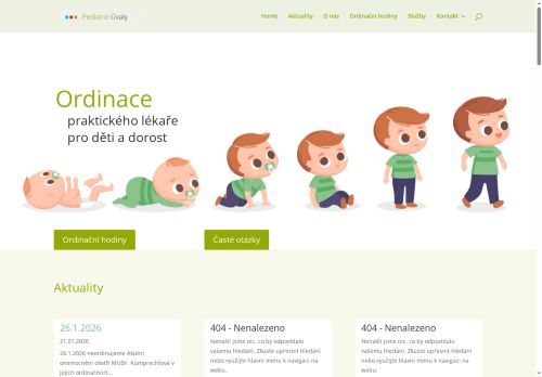 Zobrazit webové stránky Praktický lékař pro děti a dorost - MUDr. Lenka Jeřábková