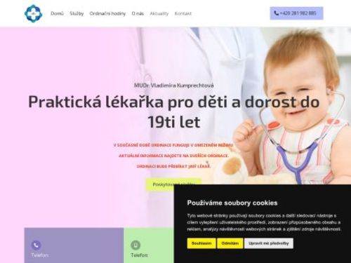 Praktický lékař pro děti a dorost - MUDr. Vladimíra Kumprechtová