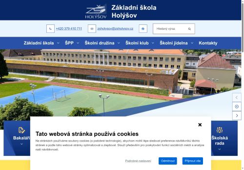 Webové stránky Základní škola Holýšov, příspěvková organizace, Holýšov