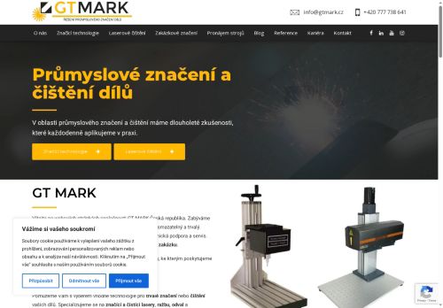 Zobrazit webové stránky GT Mark Česká republika