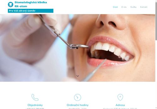 Zobrazit webové stránky Stomatologické centrum RK-stom - MDDr. Samuel Sádecký, lékař stomatolog Viktor Korolov