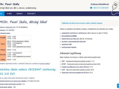 Praktický lékař pro děti a dorost a dětská endokrinologie - MUDr. Pavel Skála