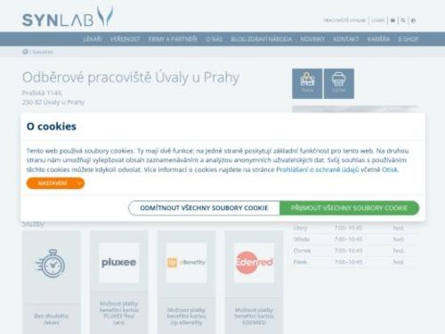 SYNLAB - odběrové pracoviště Úvaly