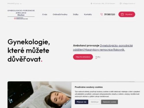 Gynekologicko-porodnická ambulance Stochov - Masarykova nemocnice Rakovník