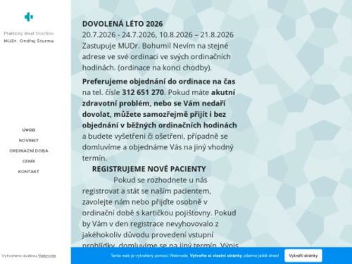 Praktický lékař pro dospělé - MUDr. Ondřej Štruma