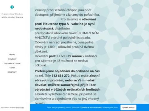 Praktický lékař pro dospělé - MUDr. Ondřej Štruma