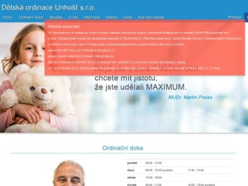 Praktický lékař pro děti a dorost - MUDr. Martin Preiss