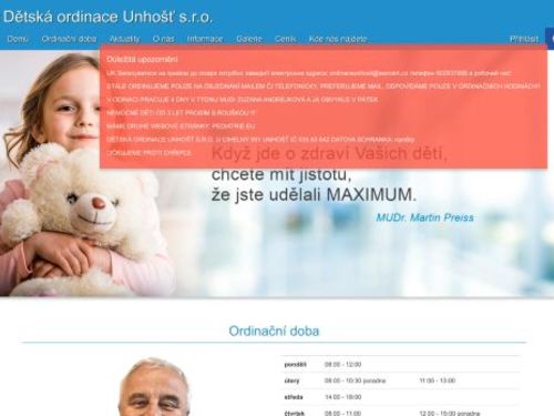 Praktický lékař pro děti a dorost - MUDr. Martin Preiss