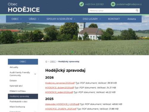 Hodějický zpravodaj