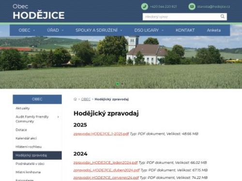 Hodějický zpravodaj