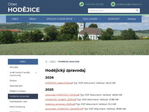 Hodějický zpravodaj