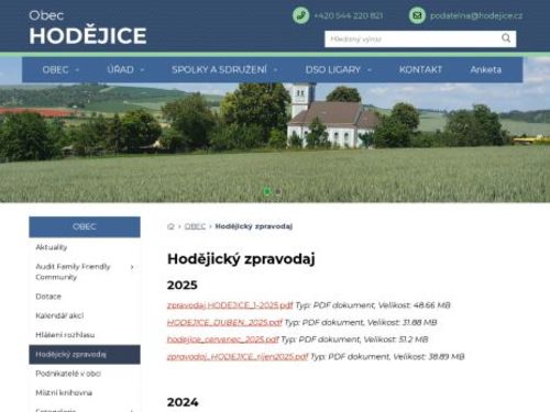 Hodějický zpravodaj