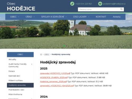 Hodějický zpravodaj