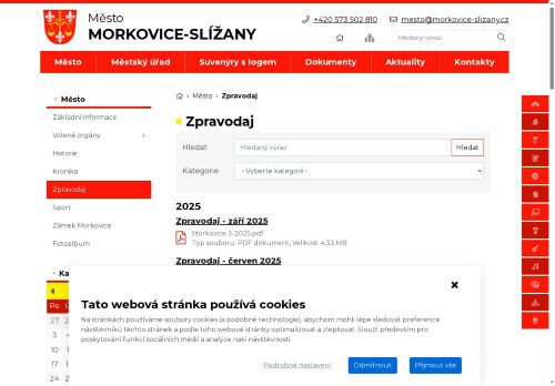 Zobrazit webové stránky Zpravodaj Morkovice-Slížany