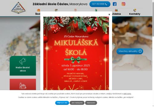 Zobrazit webové stránky Základní škola Čáslav, Masarykova 357
