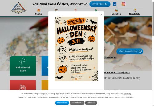 Zobrazit webové stránky Základní škola Čáslav, Masarykova 357
