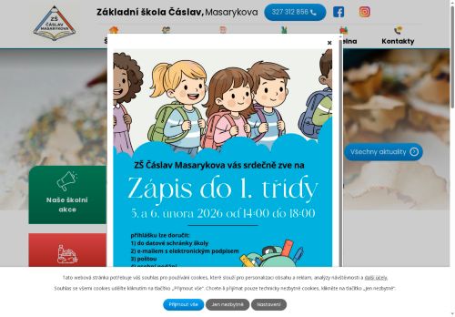 Zobrazit webové stránky Základní škola Čáslav, Masarykova 357