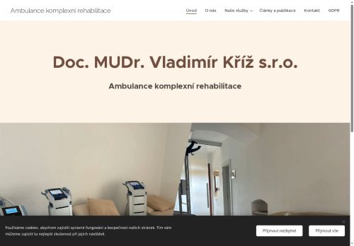 Zobrazit webové stránky Centrum medicínské rehabilitace CEMR Doc. MUDr. Vladimír Kříž