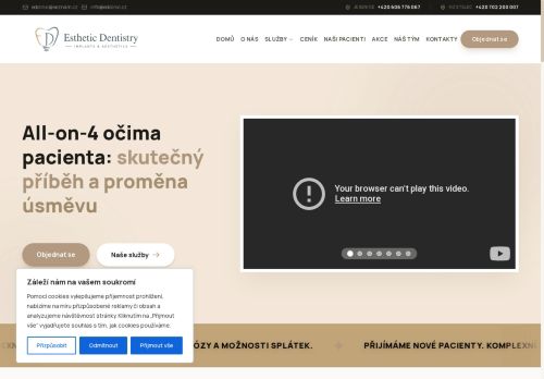 Zobrazit webové stránky Stomatologie Esthetic Dentistry Clinic