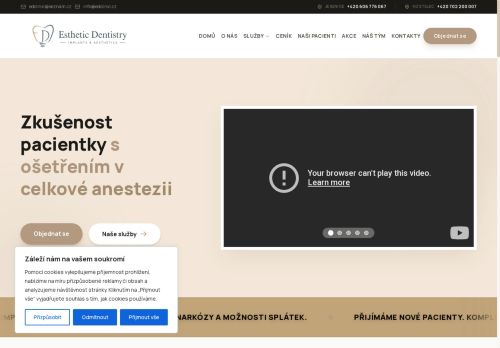 Zobrazit webové stránky Stomatologie Esthetic Dentistry Clinic