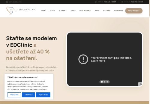 Zobrazit webové stránky Stomatologie Esthetic Dentistry Clinic