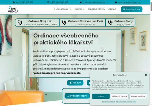 Zobrazit webové stránky Praktický lékař pro dospělé - MUDr. Tomáš Garnol, Ph.D.